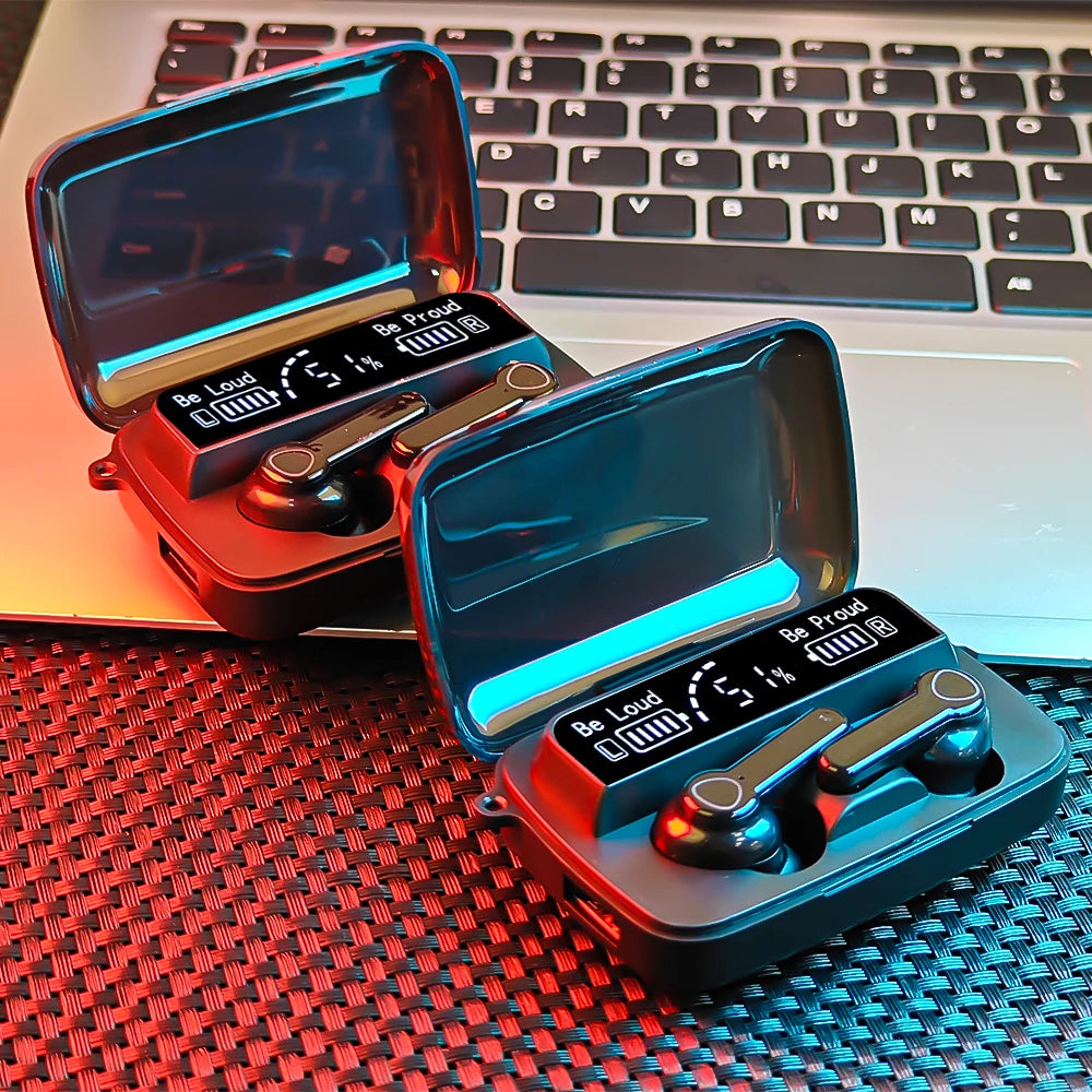 Auricular Inalámbrico M19 – Sonido HiFi y Estilo Compacto