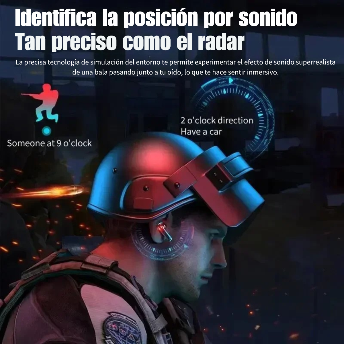 Auriculares M28 Inalámbricos con Cancelación de Ruido