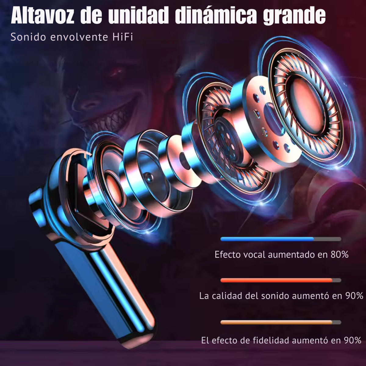 Auriculares M28 Inalámbricos con Cancelación de Ruido