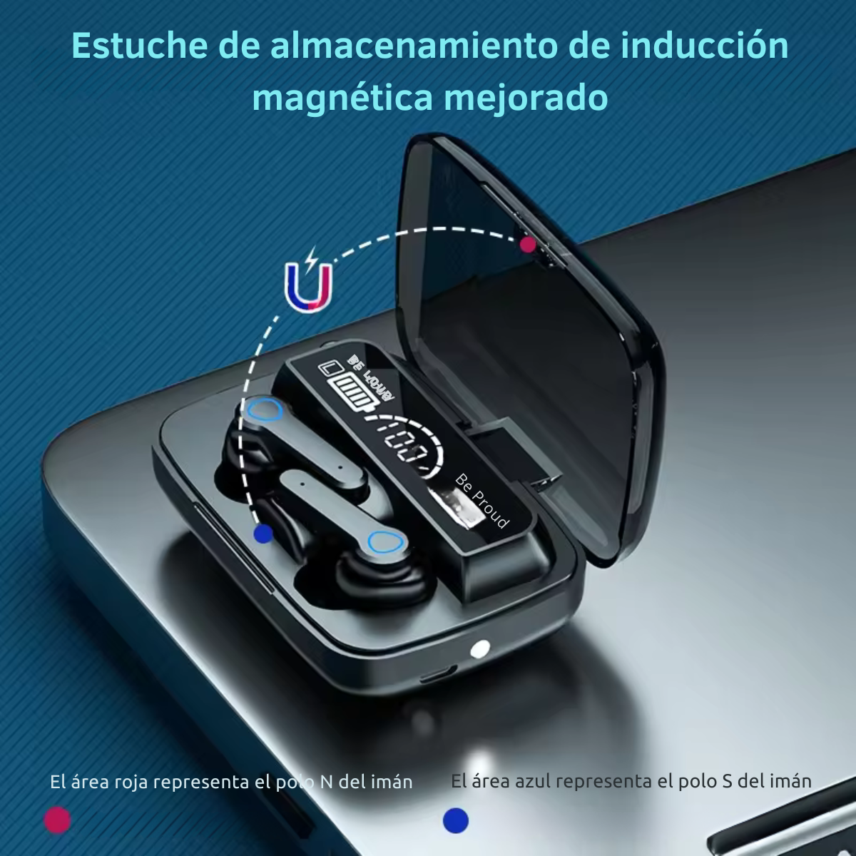 Auricular Inalámbrico M19 – Sonido HiFi y Estilo Compacto