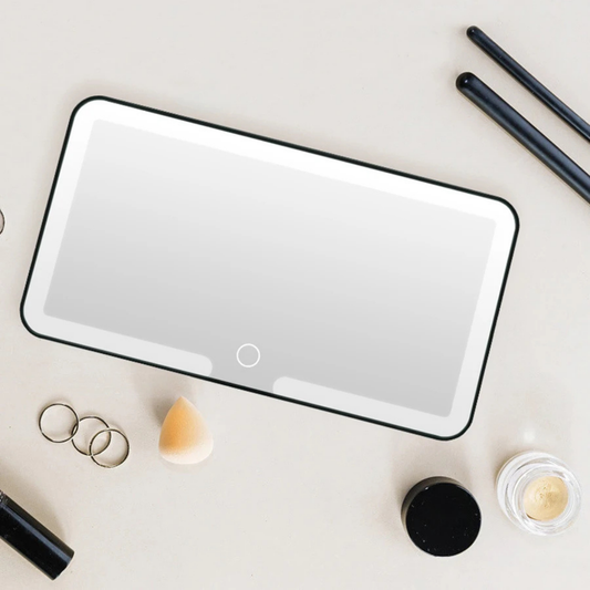 🌟 Espejo LED HD para Auto – Maquillaje Perfecto Donde Vayas